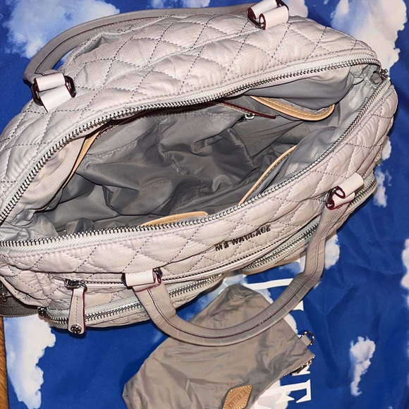 MZ Wallace Bags Like New Mz Wallace Crosby City Bag In Fog Poshmark